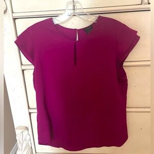 Ann Taylor magenta blouse